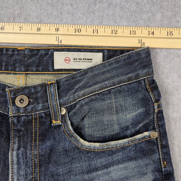 Adriano Goldschmied Jeans Womens Size 26 AG-ED Denim Straight - Picture 13 of 16